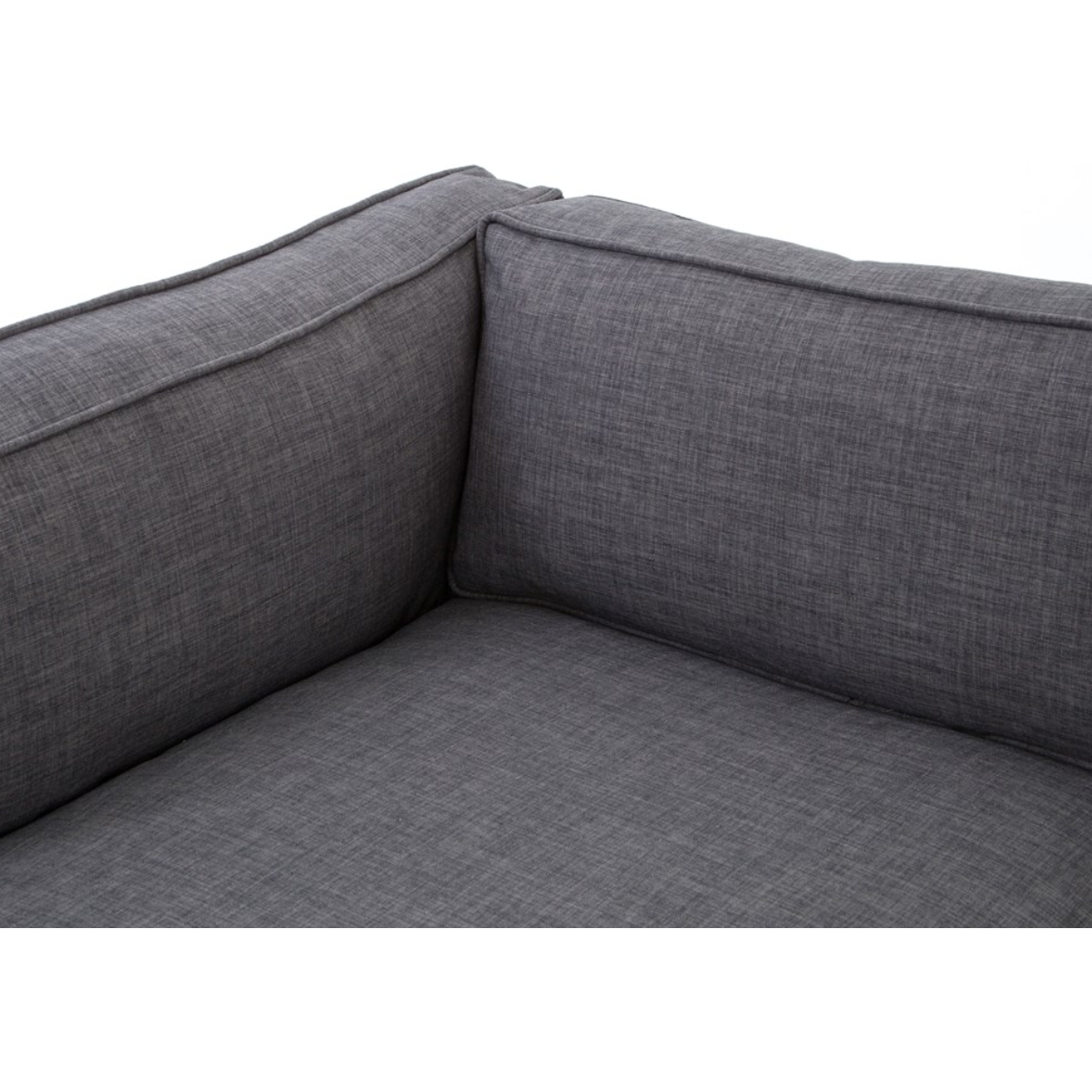 Featuring Grammercy 2-Piece Chaise Sectional - Bennett Charcoal by Four Hands at Amethyst Home. Flexible style, luxurious comfort and family-friendly upholstery. Clean, simple lines and a black iron base keep things casual and chic.
This fashion-forward upholstered collection mixes elegant fabrics with interesting design elements Each piece features North Amer.  Amethyst Home provides interior design, new home construction design consulting, vintage area rugs, and lighting in the Miami metro area.