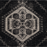 Featuring Zahra Black Hand-Knotted Rug by Surya at Amethyst Home. A true gem in a hard to find color -- this jet black hand-knotted rug is a designer's treasure.  Vacuum regularly and clean with soap & water.
Hand KnottedWoolZHA-2303.  Amethyst Home provides interior design, new home construction design consulting, vintage area rugs, and lighting in the Portland metro area.