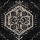 Featuring Zahra Black Hand-Knotted Rug by Surya at Amethyst Home. A true gem in a hard to find color -- this jet black hand-knotted rug is a designer's treasure.  Vacuum regularly and clean with soap & water.
Hand KnottedWoolZHA-2303.  Amethyst Home provides interior design, new home construction design consulting, vintage area rugs, and lighting in the Portland metro area.
