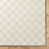 Featuring Becki Owens x Surya Davey Checkered Hand-Knotted Rug by Surya at Amethyst Home. At Amethyst, we are always excited to see what new rug designs Becki Owens x Surya come up with this and this latest launch is soooo good.  The Davey Checkered Hand-Knotted rug is soft to the touch and effortlessly chic in ivory and oatmeal tones.
100% WoolHand KnottedLow . Amethyst Home provides interior design, new home construction design consulting, vintage area rugs, and lighting in the Miami metro area.