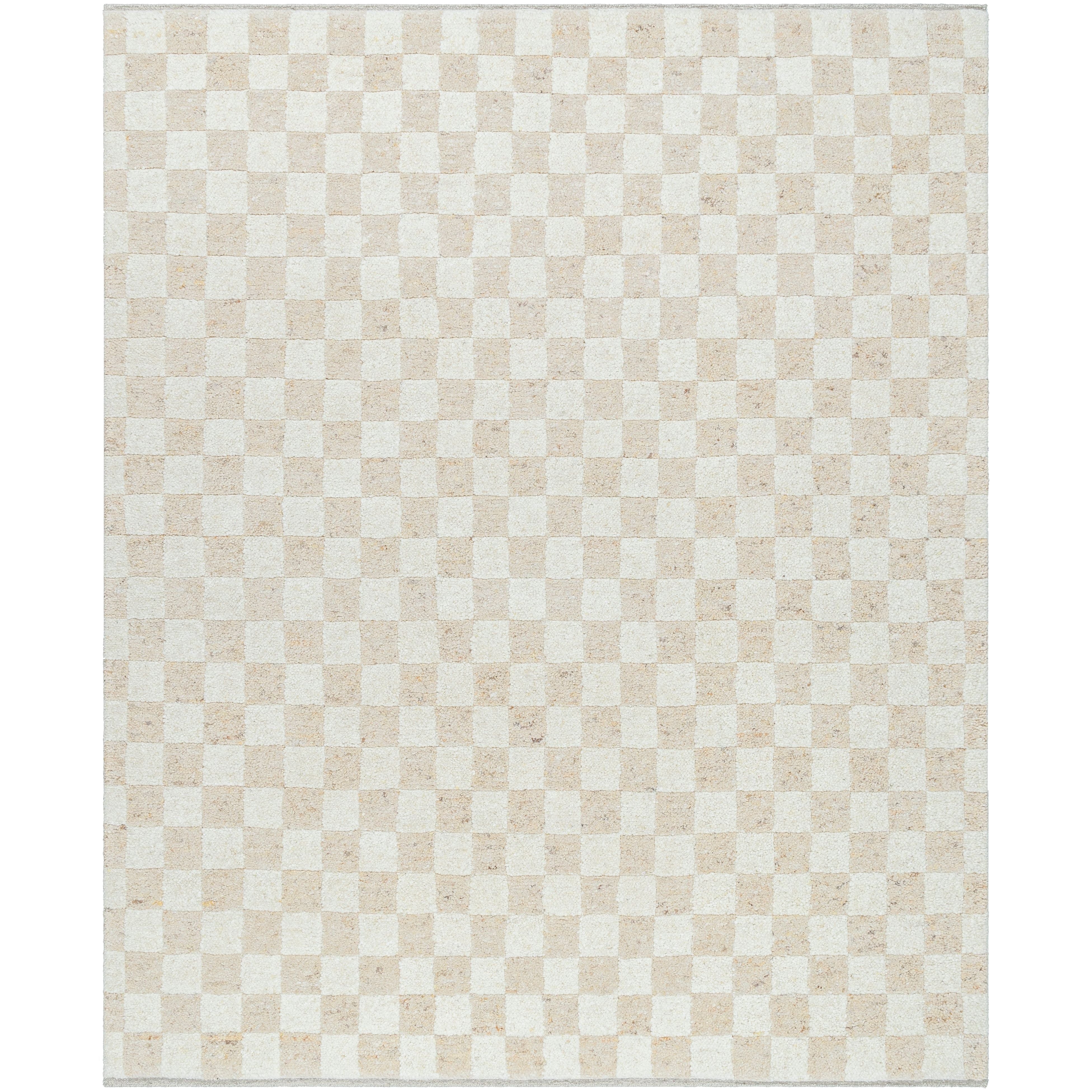 Featuring Becki Owens x Surya Davey Checkered Hand-Knotted Rug by Surya at Amethyst Home. At Amethyst, we are always excited to see what new rug designs Becki Owens x Surya come up with this and this latest launch is soooo good.  The Davey Checkered Hand-Knotted rug is soft to the touch and effortlessly chic in ivory and oatmeal tones.
100% WoolHand Knotte. Amethyst Home provides interior design, new home construction design consulting, vintage area rugs, and lighting in the Washington metro area.