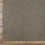 Featuring Becki Owens x Surya Kimi Ink Blue Rug by Surya at Amethyst Home. This beautiful Kimi area rug is the perfect addition to any room in your home. The special collaboration between Surya and Becki Owens has created a unique, eye-catching design that will bring texture and style to your space. The rug is made from polypropylene and jute, creating a te. Amethyst Home provides interior design, new home construction design consulting, vintage area rugs, and lighting in the Calabasas metro area.