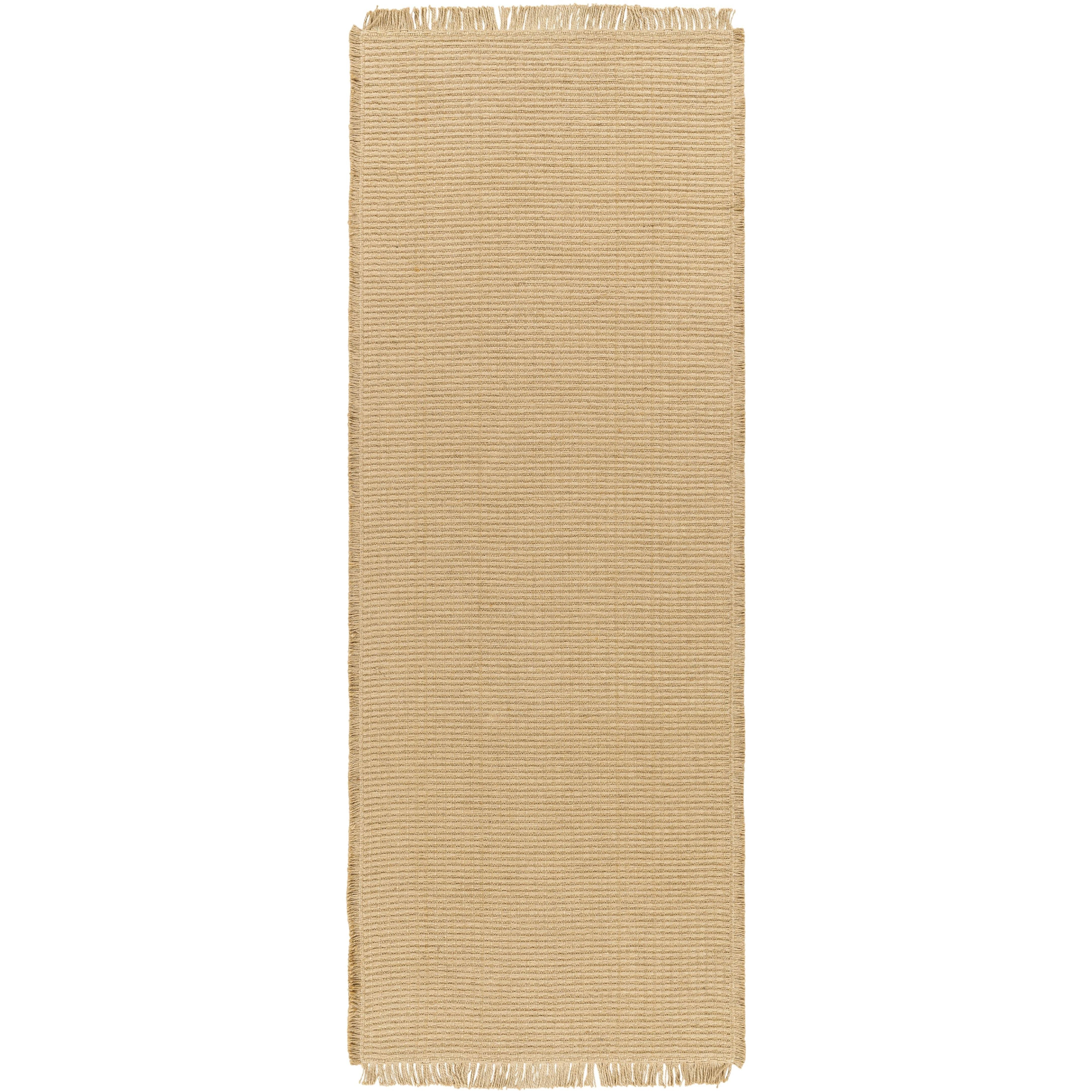 Featuring Becki Owens x Surya Kimi Solid Tan Rug by Surya at Amethyst Home. Introducing the Kimi area rug, the perfect addition to any space that needs a touch of style and texture. This beautiful collaboration piece from Becki Owens x Surya features a unique stitched design that is sure to capture attention. Crafted with a combination of polypropylene a. Amethyst Home provides interior design, new home construction design consulting, vintage area rugs, and lighting in the Laguna Beach metro area.