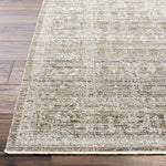 Featuring Becki Owens x Surya Margaret Medium Gray Rug by Surya at Amethyst Home. This exquisite Margaret area rug is the perfect addition to any home. The special collaboration piece from Becki Owens x Surya brings together beautiful vintage inspired style and modern craftsmanship. Handcrafted with luxurious polyester, this rug features stunning earth ton. Amethyst Home provides interior design, new home construction design consulting, vintage area rugs, and lighting in the Alpharetta metro area.