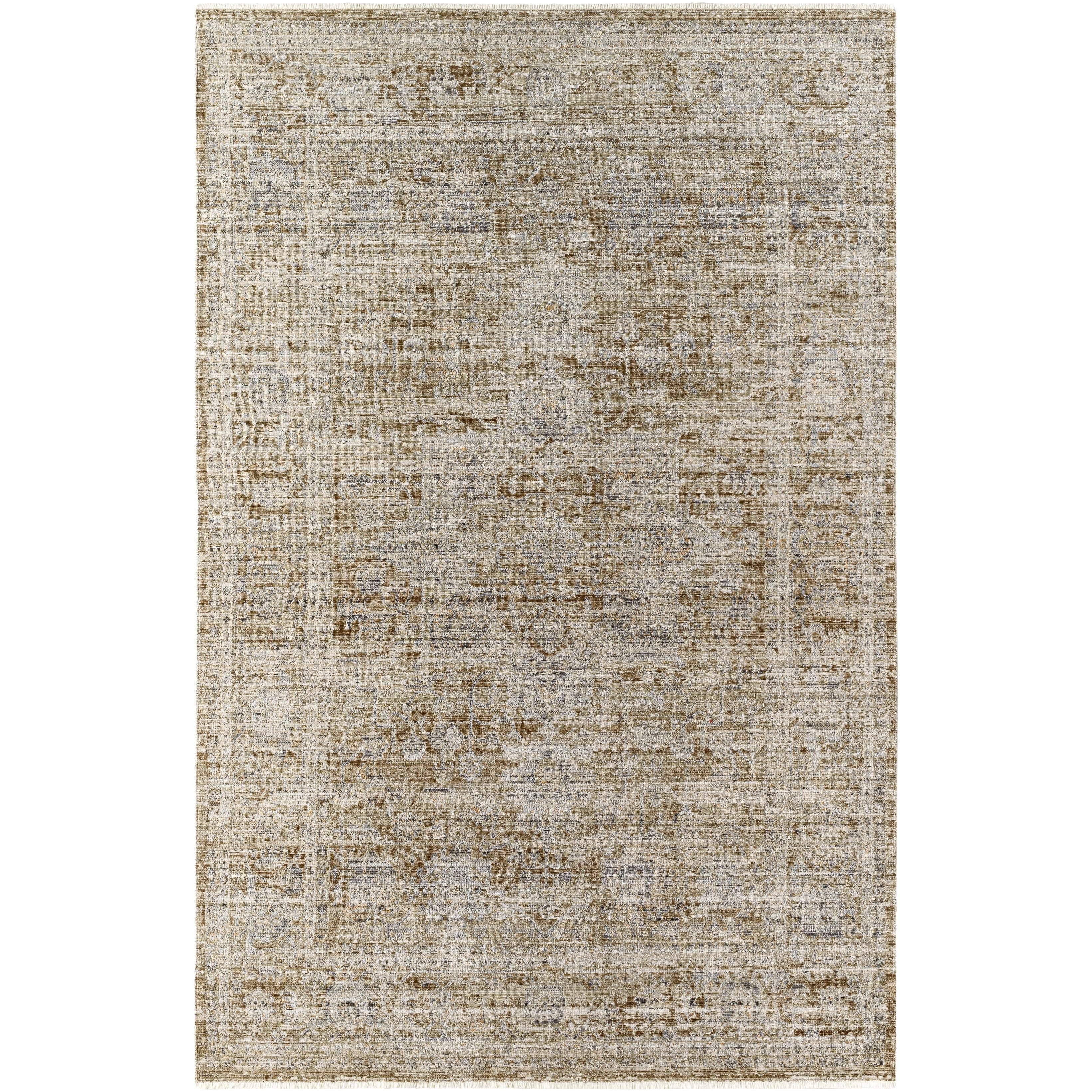 Featuring Becki Owens x Surya Margaret Taupe Medallion Rug by Surya at Amethyst Home. The Margaret area rug brings a touch of timeless beauty to any room. This special collaboration piece from Becki Owens x Surya is a stunning addition to your home. With a distressed feel, the rug evokes a feeling of antique charm. Crafted with polyester, the rug features b. Amethyst Home provides interior design, new home construction design consulting, vintage area rugs, and lighting in the Charlotte metro area.