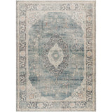 Featuring Becki Owens x Surya Marlene Blue/Cream Rug by Surya at Amethyst Home. Welcome the Marlene area rug into your home and let it be the center of attention! This traditional style rug, designed as a special collaboration piece between Surya and Becki Owens, is a timeless masterpiece perfect for any room. The plush medium pile is machine woven from durabl. Amethyst Home provides interior design, new home construction design consulting, vintage area rugs, and lighting in the Austin metro area.