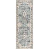 Featuring Becki Owens x Surya Marlene Blue/Cream Rug by Surya at Amethyst Home. Welcome the Marlene area rug into your home and let it be the center of attention! This traditional style rug, designed as a special collaboration piece between Surya and Becki Owens, is a timeless masterpiece perfect for any room. The plush medium pile is machine woven from durabl. Amethyst Home provides interior design, new home construction design consulting, vintage area rugs, and lighting in the Dallas metro area.