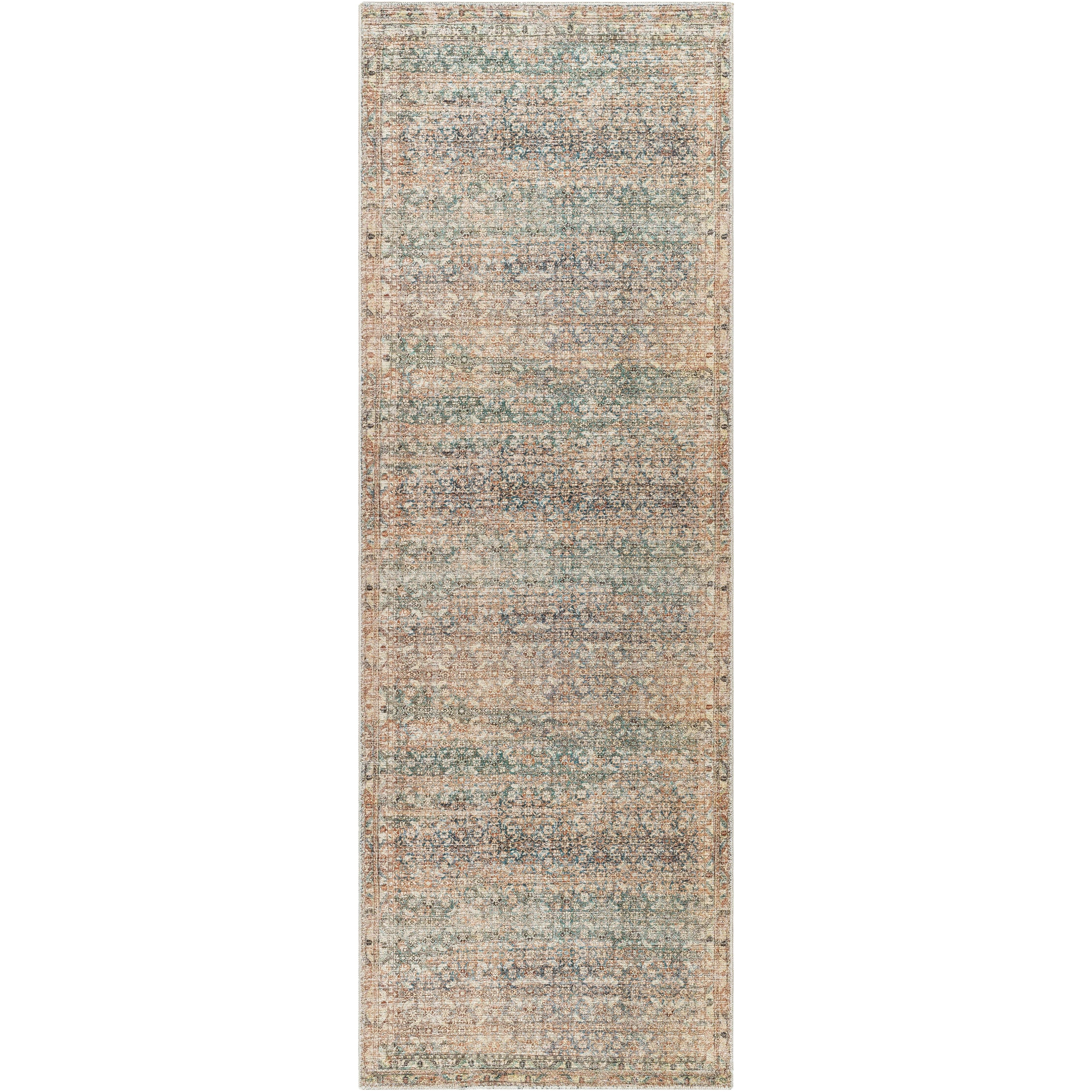 Featuring Becki Owens x Surya Marlene Sage/Brown Rug by Surya at Amethyst Home. Introducing the Marlene area rug, a stunning piece from our Becki Owens x Surya line to bring you a beautiful style perfect for any space. This vintage-inspired piece is crafted with high-quality polyester and features hues of blue and green that will bring a refreshing, calmi. Amethyst Home provides interior design, new home construction design consulting, vintage area rugs, and lighting in the Los Angeles metro area.
