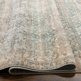 Featuring Becki Owens x Surya Marlene Sage/Brown Rug by Surya at Amethyst Home. Introducing the Marlene area rug, a stunning piece from our Becki Owens x Surya line to bring you a beautiful style perfect for any space. This vintage-inspired piece is crafted with high-quality polyester and features hues of blue and green that will bring a refreshing, calmin. Amethyst Home provides interior design, new home construction design consulting, vintage area rugs, and lighting in the Washington metro area.