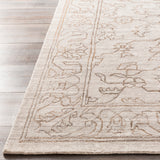 Featuring Hightower Brown Hand-Knotted Rug by Surya at Amethyst Home. The Hightower Collection showcases traditional inspired designs that exemplify timeless styles of elegance, comfort, and sophistication. With their Hand-Knotted construction, these rugs provide a durability that can not be found in other handmade constructions, and boasts the ability to be thoroughly cleaned as it c. Amethyst Home provides interior design, new construction, custom furniture, and area rugs in the Tampa metro area