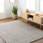 Featuring Hope Rug by Surya at Amethyst Home. The simplistic yet compelling rugs from the Hope Collection effortlessly serve as the exemplar representation of modern decor. These Hand Loomed pieces are exquisitely crafted and offer natural class and grace to your decor space. Made with Recycled PET Yarn in India, and has No Pile. Spot Clean Only, One Year Limited Warranty.
Hand LoomedR. Amethyst Home provides interior design, new construction, custom furniture, and rugs for Laguna Beach metro area