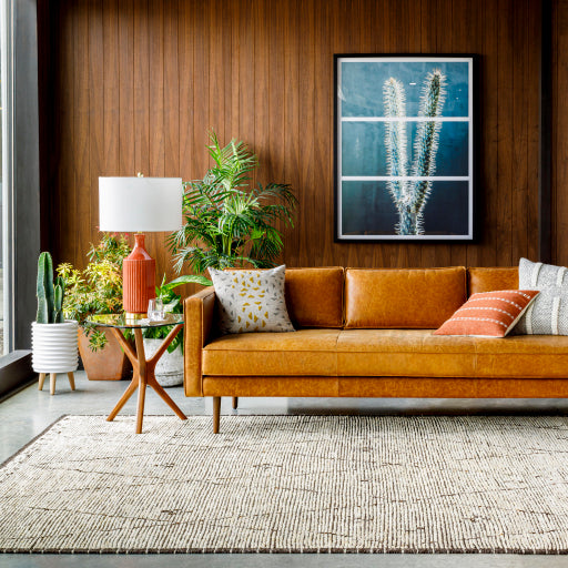 Featuring Khyber Natural / Mocha Hand-Knotted Rug by Surya at Amethyst Home. Silky soft to the touch, our favorite nod to a timeless handmade Moroccan look.  Vacuum regularly and pair with your favorite leather chairs.
Hand KnottedWool, PolyesterKHY-2300. Amethyst Home provides interior design services, furniture, rugs, and lighting in the Austin metro area.