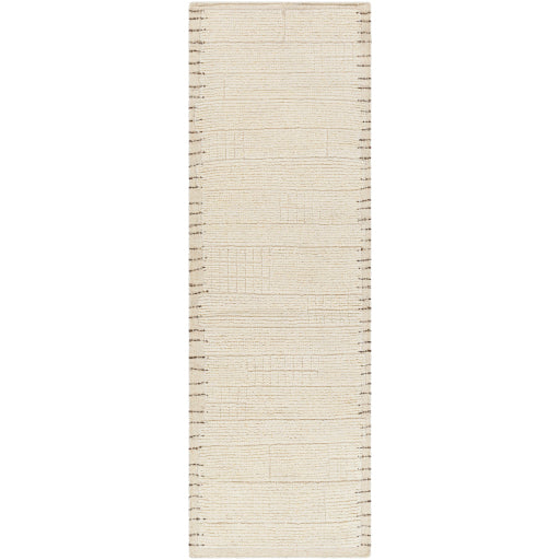 Featuring Khyber Warm Ivory Hand-Knotted Rug by Surya at Amethyst Home. The Khyber Collection features compelling global inspired designs brimming with elegance and grace! The perfect addition for any home, these pieces will add eclectic charm to any room! With their hand knotted construction, these rugs provide a durability that can not be found in other handmade constructions, and boasts . Amethyst Home provides interior design, new construction, custom furniture, and rugs for Boston metro area.
