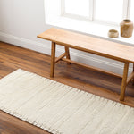 Featuring Khyber Warm Ivory Hand-Knotted Rug by Surya at Amethyst Home. The Khyber Collection features compelling global inspired designs brimming with elegance and grace! The perfect addition for any home, these pieces will add eclectic charm to any room! With their hand knotted construction, these rugs provide a durability that can not be found in other handmade constructions, and boa. Amethyst Home provides interior design, new construction, custom furniture, and rugs for Scottsdale metro area.