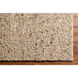 Featuring La Palma Marled Natural Hand-Knotted Rug by Surya at Amethyst Home. The simplistic yet compelling rugs from the La Palma Collection effortlessly serve as the exemplar representation of modern decor. With their hand knotted construction, these rugs provide a durability that can not be found in other handmade constructions, and boasts the ability .  Amethyst Home provides interior design, new home construction design consulting, vintage area rugs, and lighting in the Scottsdale metro area.