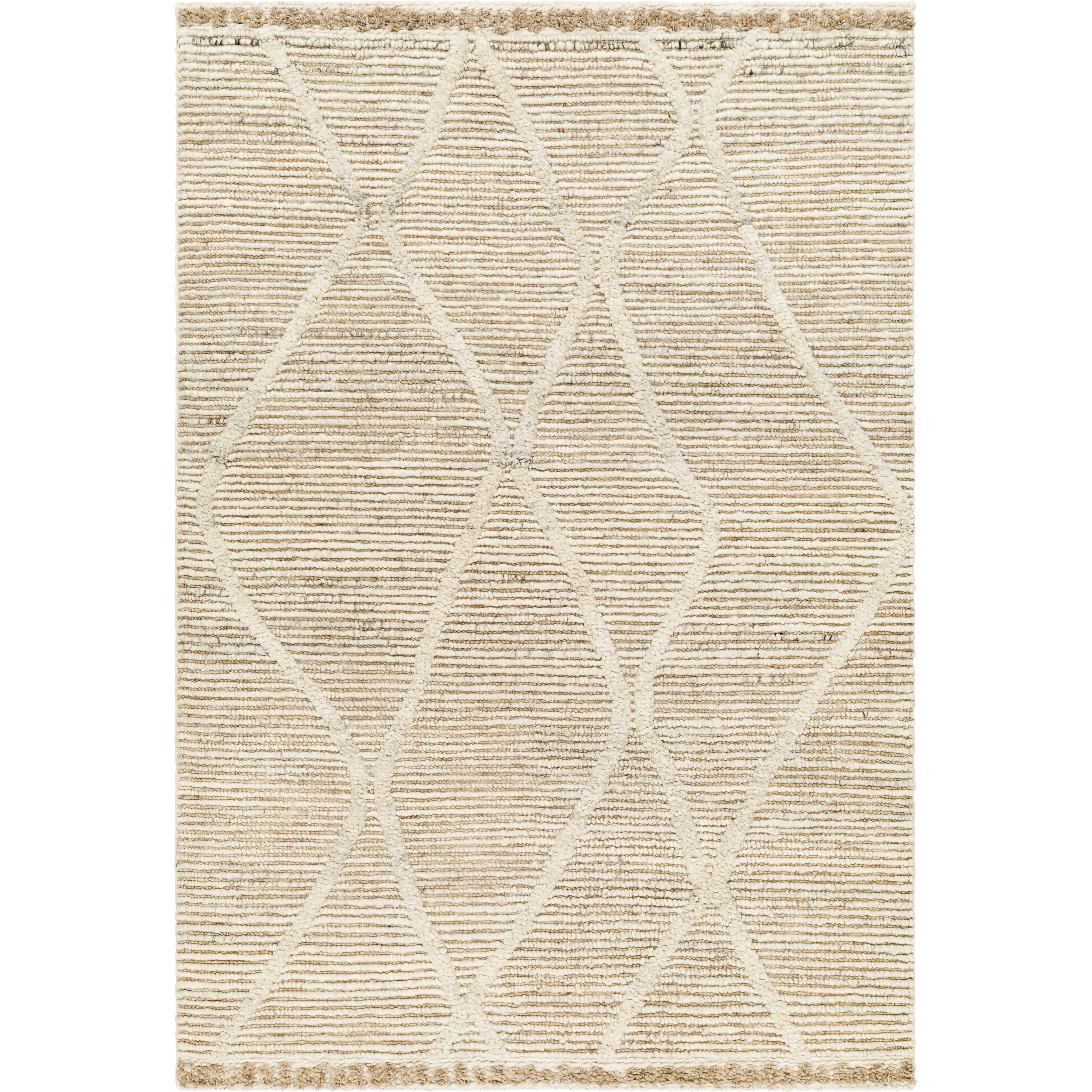Featuring Manisa Ivory/Natural Rug by Surya at Amethyst Home. The Manisa Collection features compelling global inspired designs brimming with elegance and grace! The perfect addition for any home, these pieces will add eclectic charm to any room! The meticulously woven construction of these pieces boasts durability and will provide natural charm into your d. Amethyst Home provides interior design, new home construction design consulting, vintage area rugs, and lighting in the San Diego metro area.