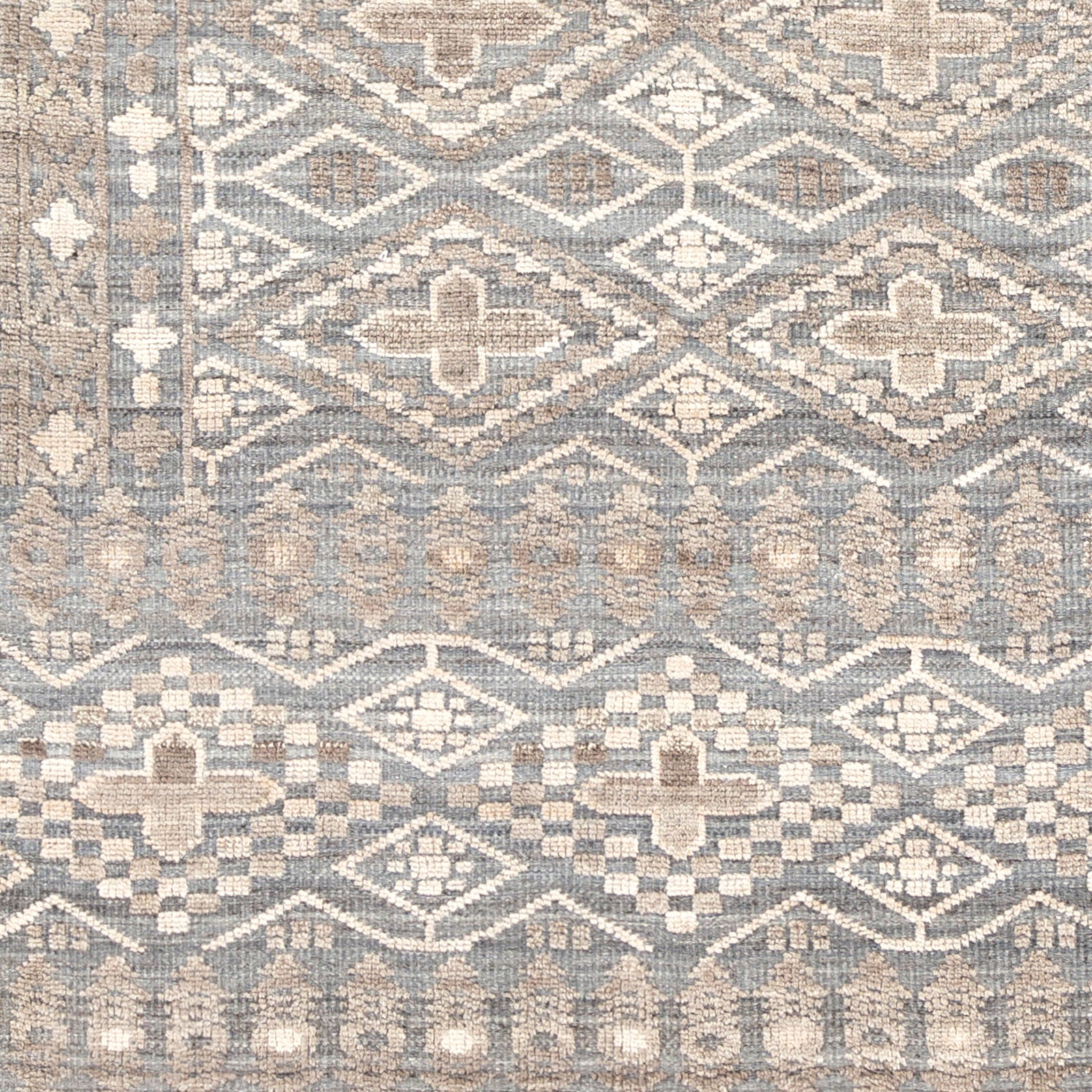 Featuring Nobility Taupe / Charcoal Hand-Knotted Rug by Surya at Amethyst Home. Add an elegant touch to any space with this hand-knotted Nobility Taupe / Charcoal Rug. Its blend of wool and viscose is ultra soft and smooth, while its timeless ornate motif with modern lines create an exquisite, timeless piece. Enjoy its high-low characteristics and luxurious feel to add a touch of . Amethyst Home provides interior design, new construction, custom furniture, and area rugs in the Charlotte metro area