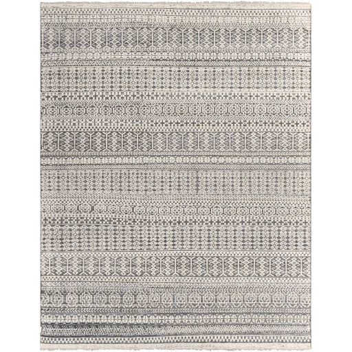 Nobility Charcoal Hand-Knotted Rug