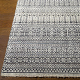 Featuring Nobility Charcoal Hand-Knotted Rug by Surya at Amethyst Home. Add an elegant touch to any space with this hand-knotted Nobility Charcoal Rug. Its blend of wool and viscose is ultra soft and smooth, while its timeless ornate motif with modern lines create an exquisite, timeless piece. Enjoy its high-low characteristics and luxurious feel to add a touch of sophistication . Amethyst Home provides interior design, new construction, custom furniture, and area rugs in the San Diego metro area.