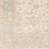 Featuring Normandy Natural / Ocean Hand-Knotted Rug by Surya at Amethyst Home. The Normandy Collection showcases traditional inspired designs that exemplify timeless styles of elegance, comfort, and sophistication. With their hand knotted construction, these rugs provide a durability that can not be found in other handmade constructions, and boasts the abi.  Amethyst Home provides interior design, new home construction design consulting, vintage area rugs, and lighting in the Nashville metro area.