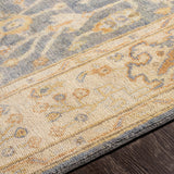 Featuring Normandy Pewter Hand-Knotted Rug by Surya at Amethyst Home. The Normandy Collection showcases traditional inspired designs that exemplify timeless styles of elegance, comfort, and sophistication. With their hand knotted construction, these rugs provide a durability that can not be found in other handmade constructions, and boasts the ability to b.  Amethyst Home provides interior design, new home construction design consulting, vintage area rugs, and lighting in the San Diego metro area.
