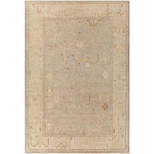 Normandy Silver / Taupe Hand-Knotted Rug