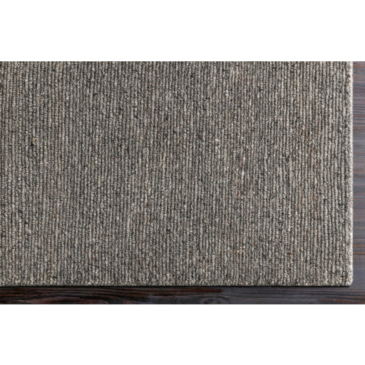 Featuring Odessa Marled Charcoal Hand-Knotted Rug by Surya at Amethyst Home. Fashioning a sense of warmth that will radiate comfy vibes throughout your space, the Odessa Collection offers rustic inspired charm will transform your decor space and be the envy of your guests! With their hand knotted construction, these rugs provide a durability that can not be found in other handmade con. Amethyst Home provides interior design, new construction, custom furniture, and rugs for Winter Garden metro area