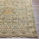 Featuring Reign Hand-Knotted Rug by Surya at Amethyst Home. The Reign Collection showcases traditional inspired designs that exemplify timeless styles of elegance, comfort, and sophistication. With their hand knotted construction, these rugs provide a durability that can not be found in other handmade constructions, and boasts the ability to be thoroughly.  Amethyst Home provides interior design, new home construction design consulting, vintage area rugs, and lighting in the Des Moines metro area.
