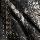 Featuring Zahra Black Hand-Knotted Rug by Surya at Amethyst Home. A true gem in a hard to find color -- this jet black hand-knotted rug is a designer's treasure.  Vacuum regularly and clean with soap & water.
Hand KnottedWoolZHA-2303. Amethyst Home provides interior design, new construction, custom furniture, and area rugs in the Monterey metro area.