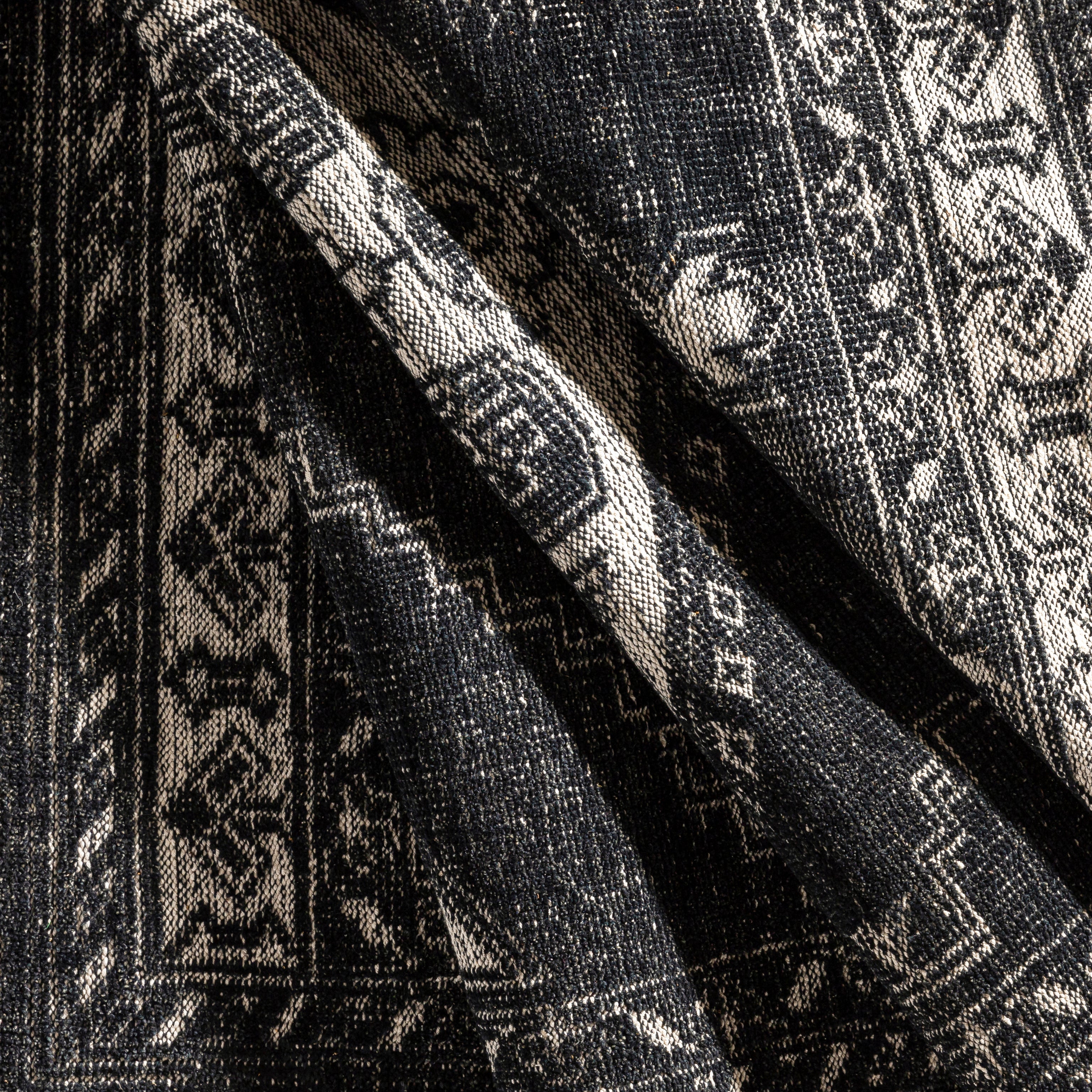 Featuring Zahra Black Hand-Knotted Rug by Surya at Amethyst Home. A true gem in a hard to find color -- this jet black hand-knotted rug is a designer's treasure.  Vacuum regularly and clean with soap & water.
Hand KnottedWoolZHA-2303. Amethyst Home provides interior design, new construction, custom furniture, and area rugs in the Monterey metro area.