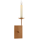 Featuring TT Single Sconce by Visual Comfort at Amethyst Home. The TT Single Sconce by Visual Comfort is sleek and timeless, bringing a gorgeous source of light to any bathroom, hallway, or other area needing extra light.
Overall Dimensions: 4" L x 4" W x 18" HWeight: 3 lbs.  Amethyst Home provides interior design, new home construction design consulting, vintage area rugs, and lighting in the Charlotte metro area.