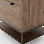 Featuring Trey Modular Filing Cabinet - Auburn Poplar by Four Hands at Amethyst Home. We love the storage of this Trey Modular Filing Cabinet.Metal-secured leather pulls add a textural element of surprise. Great solo or paired with matching desk or credenza.
Overall Dimensions: 30"W x 22"L x 31"H
Colors: Natural Iron, Auburn Poplar, Black LeatherMaterials: Ir.  Amethyst Home provides interior design, new home construction design consulting, vintage area rugs, and lighting in the Austin metro area.