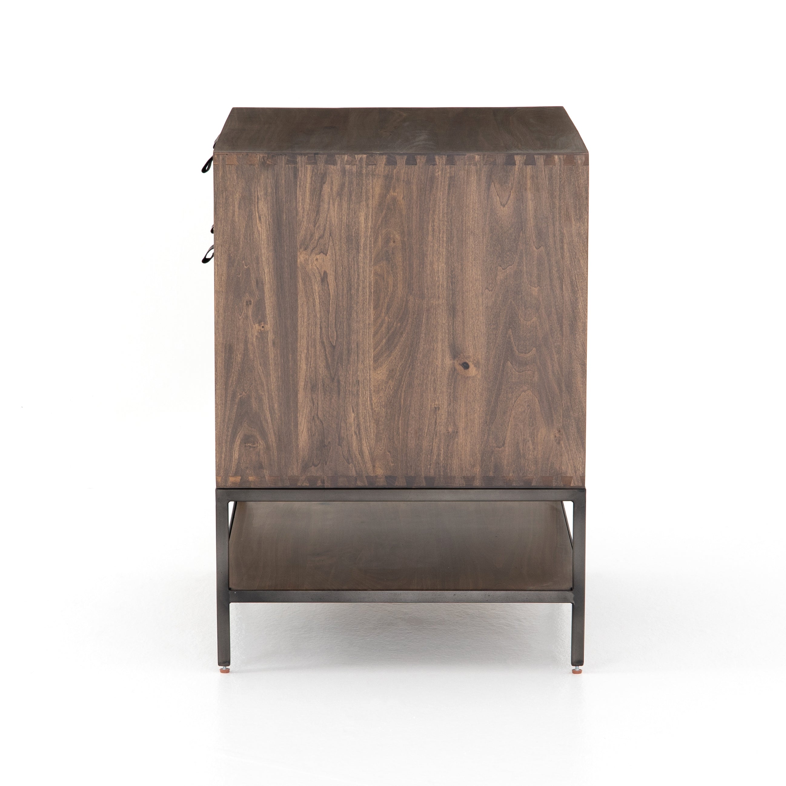 Featuring Trey Modular Filing Cabinet - Auburn Poplar by Four Hands at Amethyst Home. We love the storage of this Trey Modular Filing Cabinet.Metal-secured leather pulls add a textural element of surprise. Great solo or paired with matching desk or credenza.
Overall Dimensions: 30"W x 22"L x 31"H
Colors: Natural Iron, Auburn Poplar, Black LeatherMaterials: Iro.  Amethyst Home provides interior design, new home construction design consulting, vintage area rugs, and lighting in the Miami metro area.
