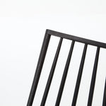 Featuring Windsor Black Oak Dining Chair by Four Hands at Amethyst Home. Try a cleaner, more modern take on the traditional Windsor with our Windsor Dining Chair. This tall beauty is wire-brushed to bring out the cathedral grain in the oak, and stained deep black for lovely contrast with more industrial decor. This chair is super comfortable and perfect.  Amethyst Home provides interior design, new home construction design consulting, vintage area rugs, and lighting in the Laguna Beach metro area.