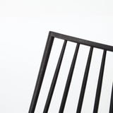 Featuring Windsor Black Oak Dining Chair by Four Hands at Amethyst Home. Try a cleaner, more modern take on the traditional Windsor with our Windsor Dining Chair. This tall beauty is wire-brushed to bring out the cathedral grain in the oak, and stained deep black for lovely contrast with more industrial decor. This chair is super comfortable and perfect.  Amethyst Home provides interior design, new home construction design consulting, vintage area rugs, and lighting in the Laguna Beach metro area.