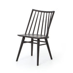 Featuring Windsor Black Oak Dining Chair by Four Hands at Amethyst Home. Try a cleaner, more modern take on the traditional Windsor with our Windsor Dining Chair. This tall beauty is wire-brushed to bring out the cathedral grain in the oak, and stained deep black for lovely contrast with more industrial decor. This chair is super comfortable and perfect f.  Amethyst Home provides interior design, new home construction design consulting, vintage area rugs, and lighting in the Scottsdale metro area.