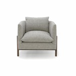 A piece we lovingly refer to as the "three legged-dog" to our clients, the Sullivan chair from Verellen is a beautiful statement piece from every angle. The 360 degree attention to detail makes it a striking piece in open concept spaces. This chair sits wonderfully for mounted televisions or with conversation and a glass of wine in the evening.