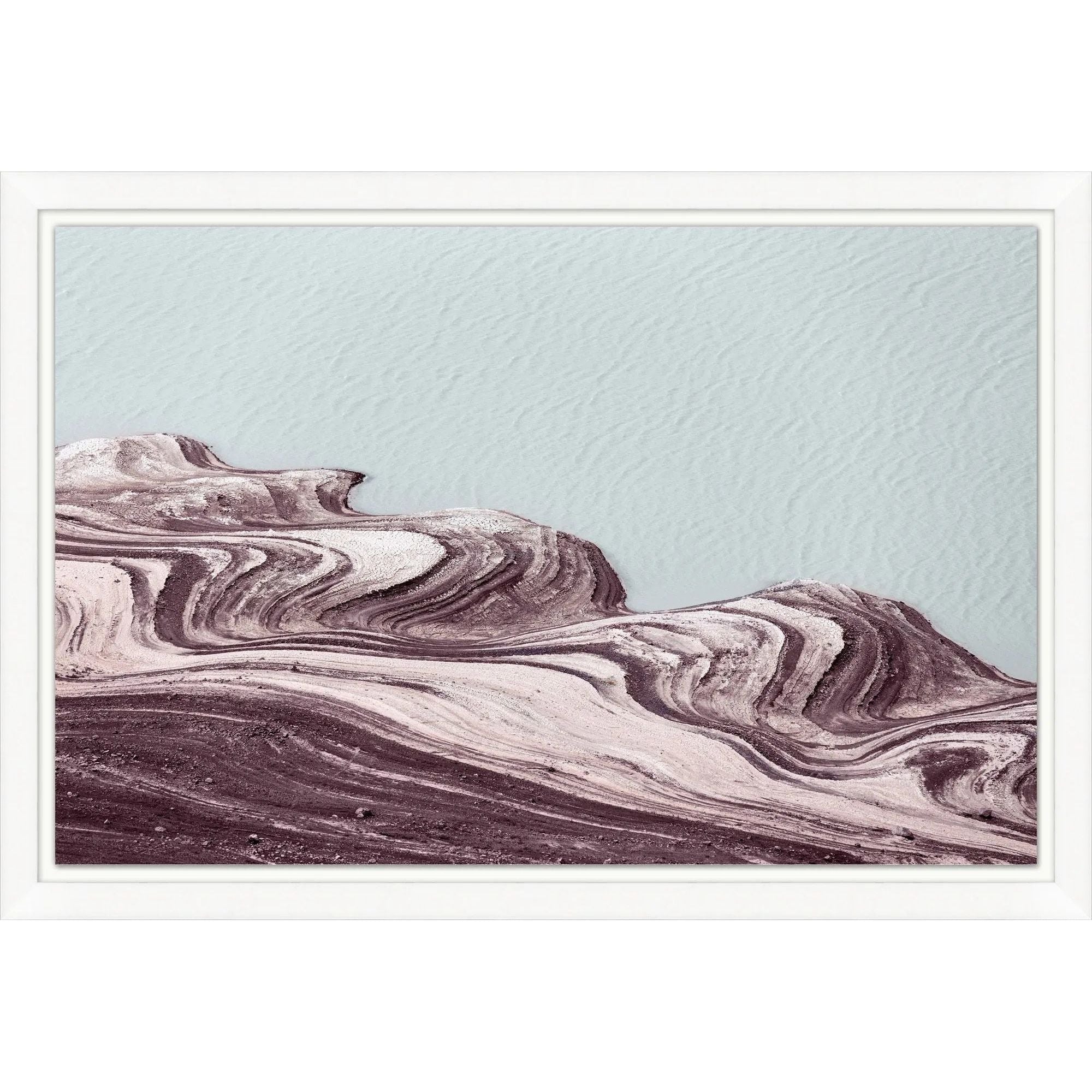 Featuring Salt Waters Art by Wendover Art at Amethyst Home. Specialty:  Giclee on Matte Paper, Straight Cut and Floated on MatMedium : Matte PaperSize : 44.5"w x 30.5"hTreatment : Straight Cut and Floated on Mat Framed as shown. Amethyst Home provides interior design, new home construction design consulting, vintage area rugs, and lighting in the Alpharetta metro area.