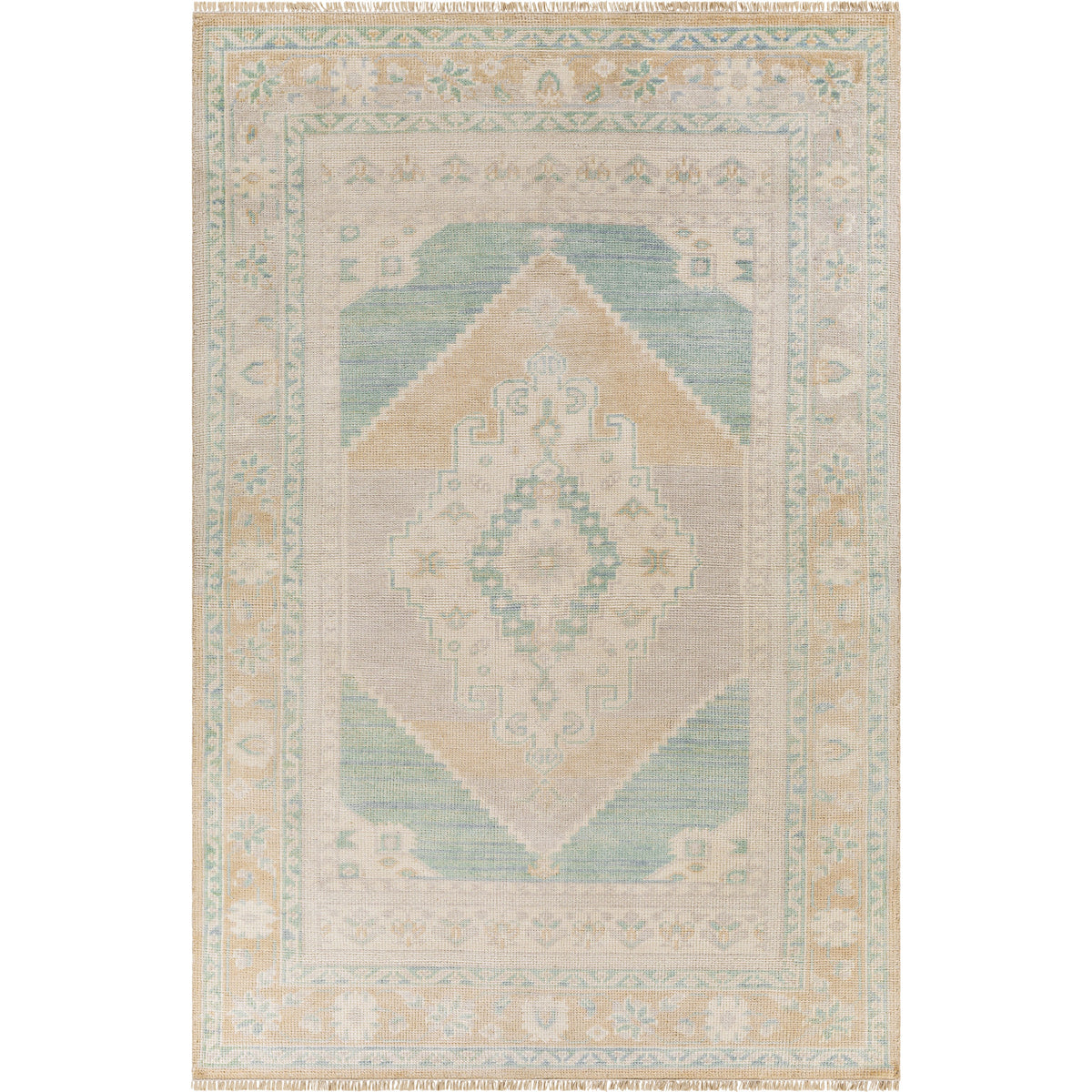 Anadolu Taupe / Sage Hand-Knotted Rug