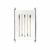 This Arrow Study 2 is made from raw edge handmade paper from Nepal. Hang in your kitchen, living room, or bedroom to bring the space some organic, raw character! Fine art prints Pencil signature