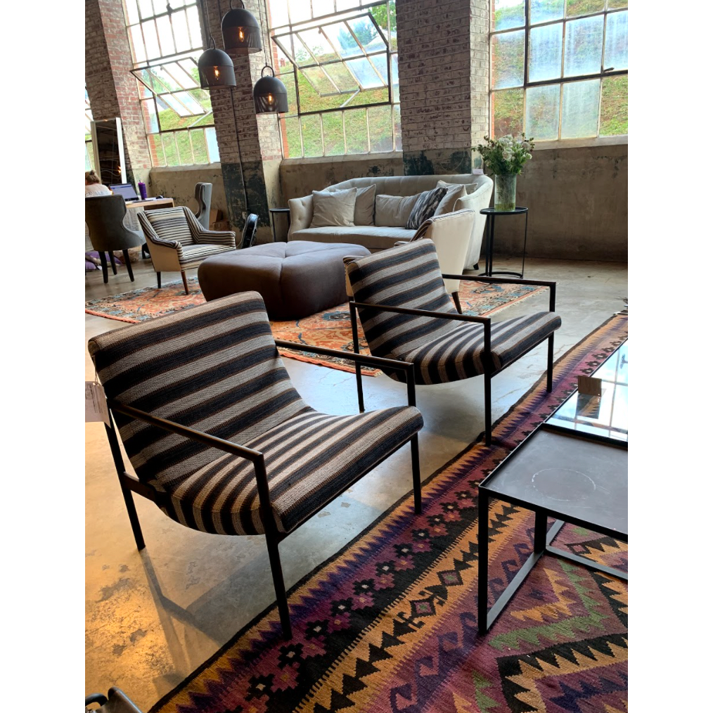 Featuring Griffin Chair by Cisco Brothers at Amethyst Home. The laid back Griffin Chair from Cisco Brothers is always a favorite seat in the room. This chair is an instant classic from Cisco Brothers that we loved sitting in at market. The photographs capture the chair in a Lester Snow and Wayne Cider.
Overall: 27"w 31"d 29"hSitting Space: 24"w x 20"dS. Amethyst Home provides interior design, new home construction design consulting, vintage area rugs, and lighting in the Winter Garden metro area.