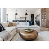 Featuring Laguna 2 Piece Sectional by Cisco Brothers at Amethyst Home. A casual, slipcovered chunky linen sectional by Cisco Brothers, the Laguna 2pc Sectional is the ultimate in casual luxury. A down-filled seat cushion is supported by springs in a gentle, resting position. Pair with a one-of-a-kind statement rug for a signature look. Shown in Otis White 1. Amethyst Home provides interior design, new home construction design consulting, vintage area rugs, and lighting in the Austin metro area.