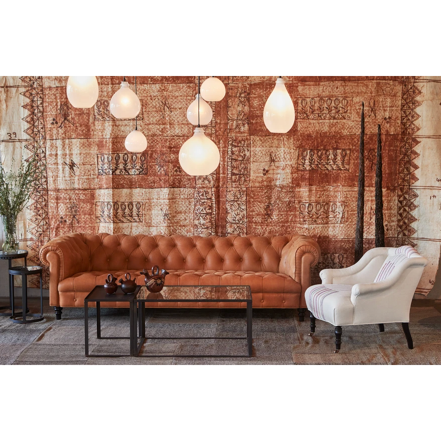Featuring JD Brook 98" Sofa by Cisco Brothers at Amethyst Home. This Brook Sofa - John Derian by Cisco Home is traditional and inviting. A large, comfortable sofa to gather the whole family around for years to come.
Overall: 98"w x 38"d x 27"hSitting Space: 74"w x 26"dSeat Height: 17"hArm Height: 27"hWeight: 152lbsLeg: 7.75"h. Amethyst Home provides interior design, new home construction design consulting, vintage area rugs, and lighting in the Alpharetta metro area.