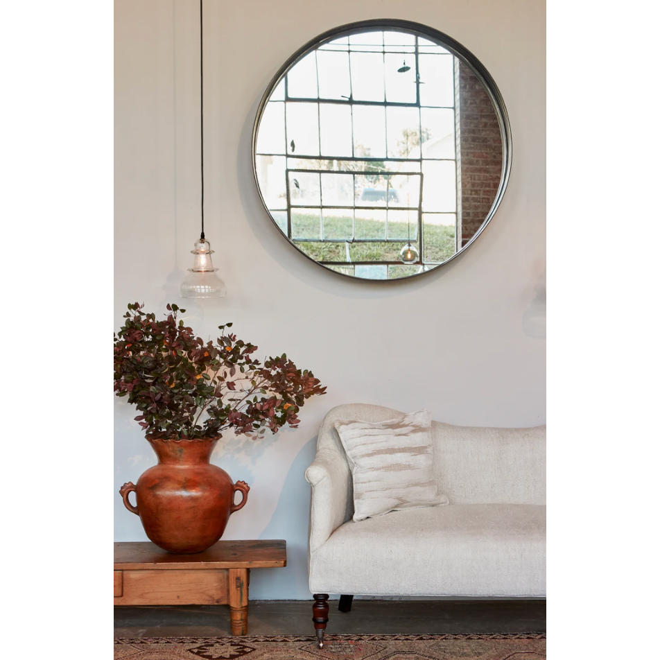 Featuring JD Dromedary 56" Loveseat by Cisco Brothers at Amethyst Home. We love the curved back and high arms found on this Dromedary Loveseat - John Derian by Cisco Home. We'd love to see a pair of these in featured in your living room -- sure to be your new favorite reading spot!
Overall: 56"W x 33"H x 26"DSitting Space: 48"w x 20"dSeat Height: 18"hArm Hei. Amethyst Home provides interior design, new home construction design consulting, vintage area rugs, and lighting in the Houston metro area.