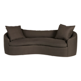 Featuring Grace 108" Sofa by Cisco Brothers at Amethyst Home. We love the unique, modern shape of this Grace 108" Sofa by Cisco Home. With the bench seat and curve shape, this will elevate your living space for years to come! 
Overall: 108"w x 40"d x 28"hSitting Space: 82"w x 24"dSeat Height: 17"hArm Height: 20".  Amethyst Home provides interior design, new home construction design consulting, vintage area rugs, and lighting in the Winter Garden metro area.