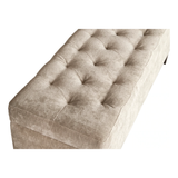 Featuring Jaxon Upholstered Chest by Cisco Brothers at Amethyst Home. We love the stylish storage this Jaxon Upholstered Chest by Cisco Home provides to families. The perfect piece to store your extra blankets, toys, or other household items!
Overall: 29"w 34"d 33"hSitting Space: 24"w x 20"dSeat Height: 20"hArm Height: 28"hWeight: 77 lbs.  Amethyst Home provides interior design, new home construction design consulting, vintage area rugs, and lighting in the Des Moines metro area.