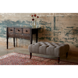Featuring JD Field Ottoman by Cisco Brothers at Amethyst Home. We love the versatility of this JD JD Field Ottoman by Cisco Home. With rolling legs, this can be used as extra seating, a coffee table, or a side table!
Overall: 36"w x 28"d x 16"hSeat Height: 16"hWeight: 8lbs. Amethyst Home provides interior design, new home construction design consulting, vintage area rugs, and lighting in the Laguna Beach metro area.