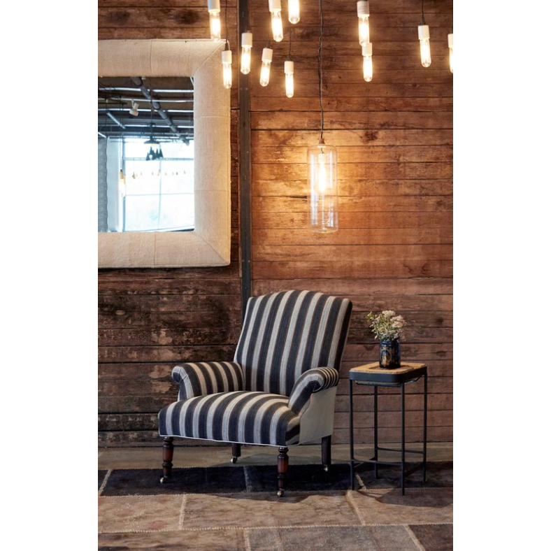 Featuring JD Fritillaria Chair by Cisco Brothers at Amethyst Home. We love the deep seat and rolled arms of this JD Fritillaria Chair by Cisco Home. Pair two next your fire place or in your office and have a place for conversation for years to come!
Overall: 32"w x 34"d x 37"hSitting Space: 19"w x 22"dSeat Height: 17"hArm Height: 21"hWeight: 47lbs. Amethyst Home provides interior design, new home construction design consulting, vintage area rugs, and lighting in the Houston metro area.
