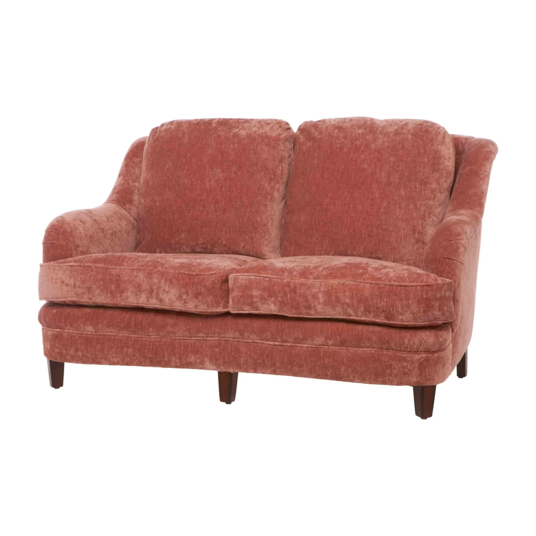 Featuring JD Hedge 52" Loveseat by Cisco Brothers at Amethyst Home. With a petite structure and curved arms, this JD Hedge 52" Loveseat by Cisco Home will be your new favorite place to snuggle with a good book and a warm drink. We'd love to see this featured in your living room, study, or other space!
Overall: 52"W x 30"H x 40"DSitting Space: 43.5"W x 18". Amethyst Home provides interior design, new home construction design consulting, vintage area rugs, and lighting in the Alpharetta metro area.