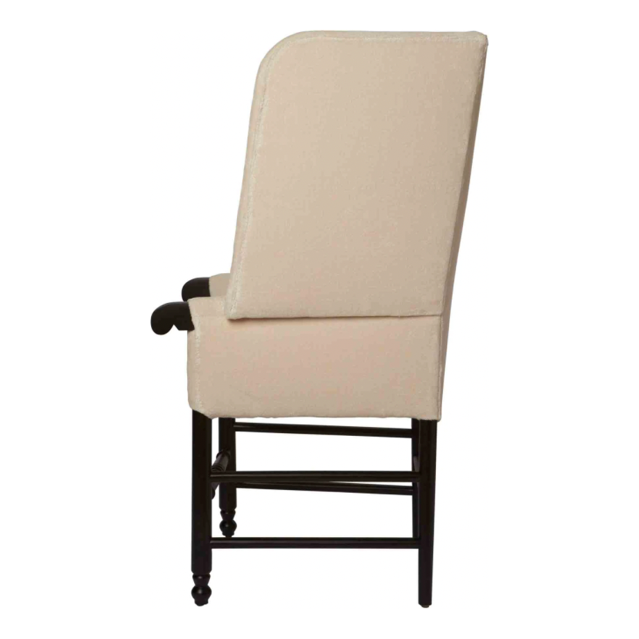Featuring JD Mantis Chair by Cisco Brothers at Amethyst Home. We love the unique, thin frame of this JD Mantis Chair by Cisco Home. A statement chair for any living room, bedroom, or other space!
Overall: 30"w x 28"d x 51"hSitting Space: 18"w x 22.5"dSeat Height: 23"hArm Height: 24"hWeight: 56lbs. Amethyst Home provides interior design, new home construction design consulting, vintage area rugs, and lighting in the Houston metro area.